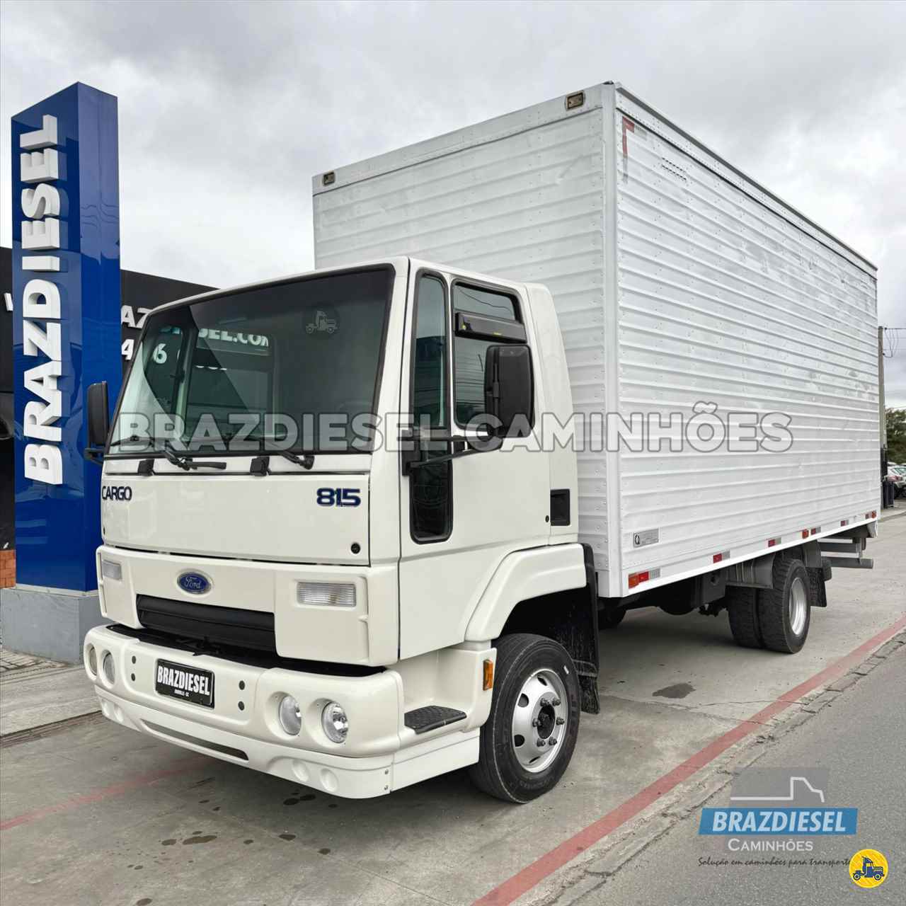 CAMINHAO FORD CARGO 815 Baú Furgão 3/4 4x2 Brazdiesel Caminhões JOINVILLE SANTA CATARINA SC